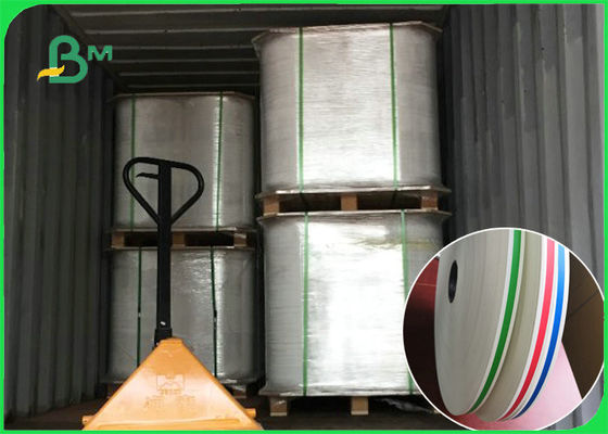 Biologisch abbaubares gelbes Trinkhalmpapier für Partyfarbenstreifen