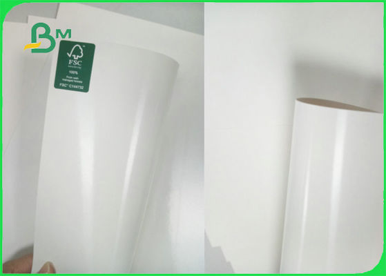 Elfenbein-Brett-Polygestrichenes papier FSC C1S 300gsm + 15g PET 70 x 100cm für die Schalen-Herstellung