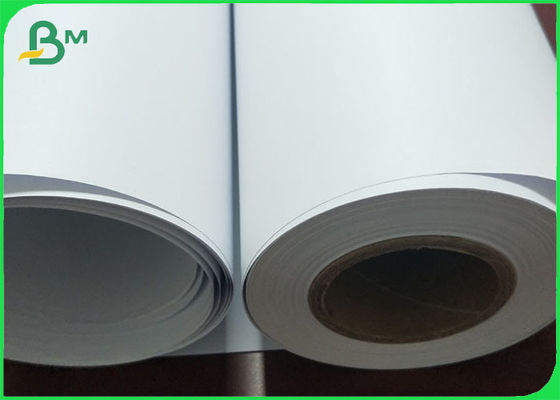 Plotter-Papier-Rolle 610MM 80G genehmigte hohe weiße CAD 914 Millimeter FSC