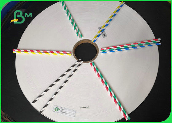 Individuell bedrucktes Papier für Trinkhalme in Farben für Kaffeestrohhalme