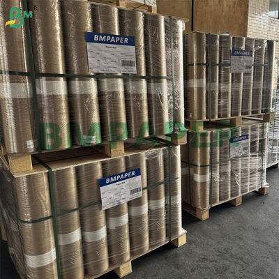 60 gm braunes gestreiftes Kraftpapier mit hoher Zugfestigkeit 50 cm x 125 m