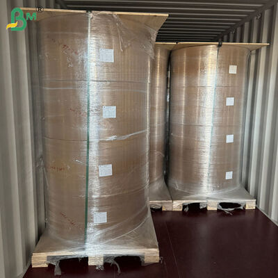 50 g/m² + 10 g PE-beschichteter brauner Kraftliner für Trinkhalmverpackung 80 cm 90 cm