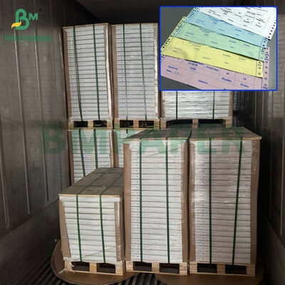 65 Gramm NCR-Papier 3 Lagen Oben Weiß Mitte Farbig für Mehrfachkopie Rechnung 8,5 x 11 Zoll