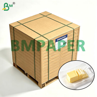 Butterverpackungspapier, 45 gm weißes Fett-Widerstandspapier-Set Grade 12, 19in X 13in Blätter