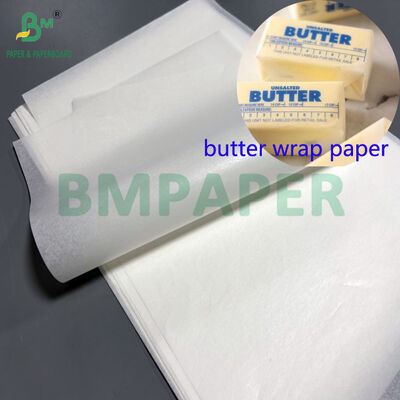 40 g/m² 50 g/m² 100 % fettbeständiges Butterwickelpapier für die Butterverpackung 30,5 x 30,5 cm